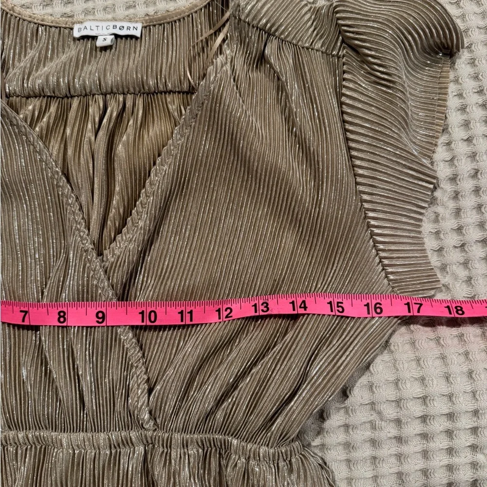 Baltic Born Athena Dress Gold Maxi Dress Wedding Gala Black‎ Tie Formal Dress - Picture 8 of 10